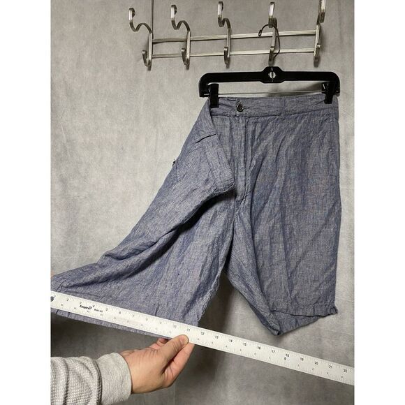 Jos A Bank Shorts Men 42‎ Blue Reserve Linen Chino Golf Casual Hybrid  Vacation - Picture 3 of 11